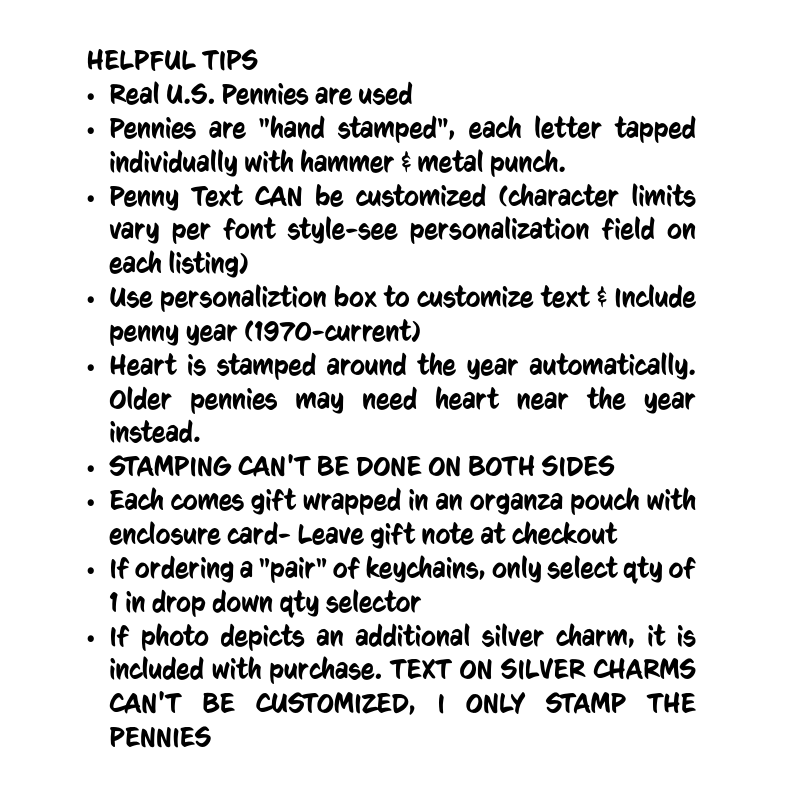 Custom Mother's Day Gift for Mom from Kids, Personalized Penny Keychain with heart shaped baby footprint charm.