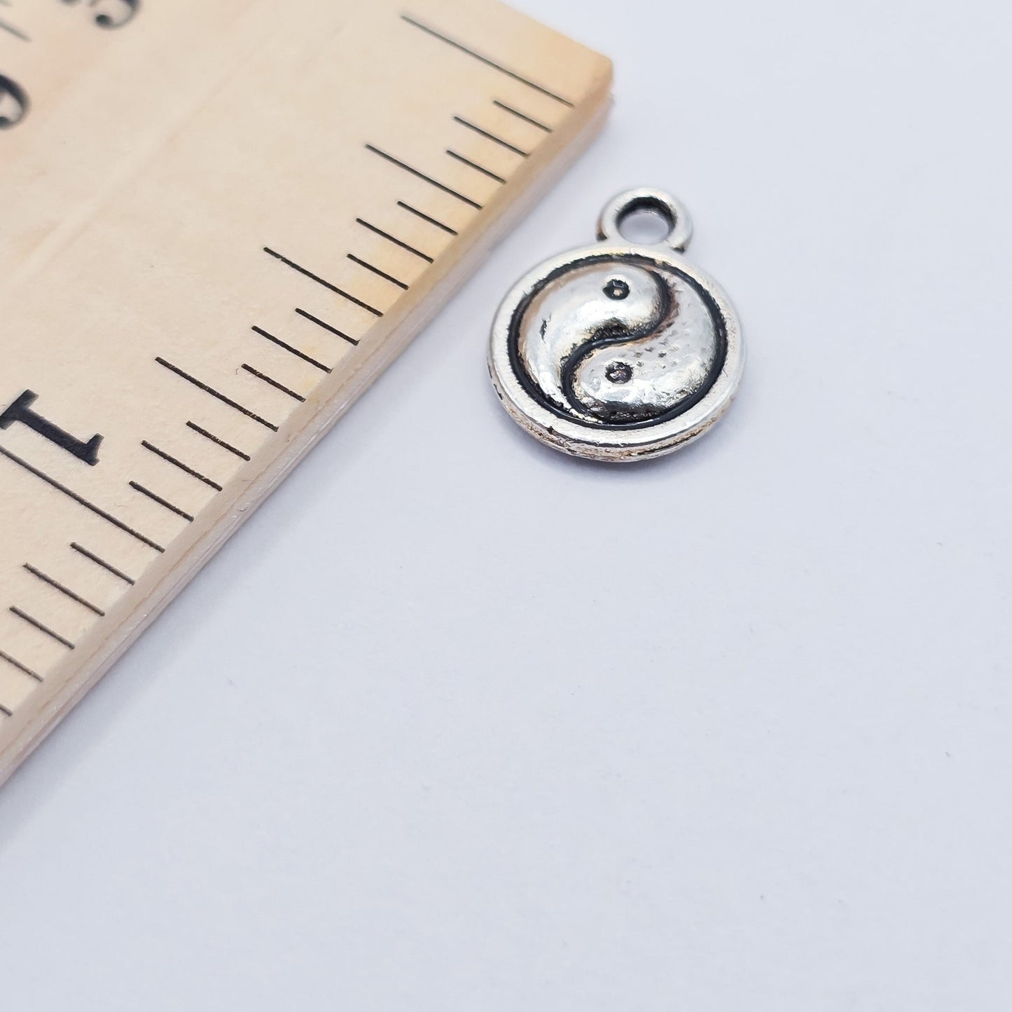 Yin yang small charm, ADD on for keychain - DAYZEECREATIONZ, PERSONALIZED GIFTS-2