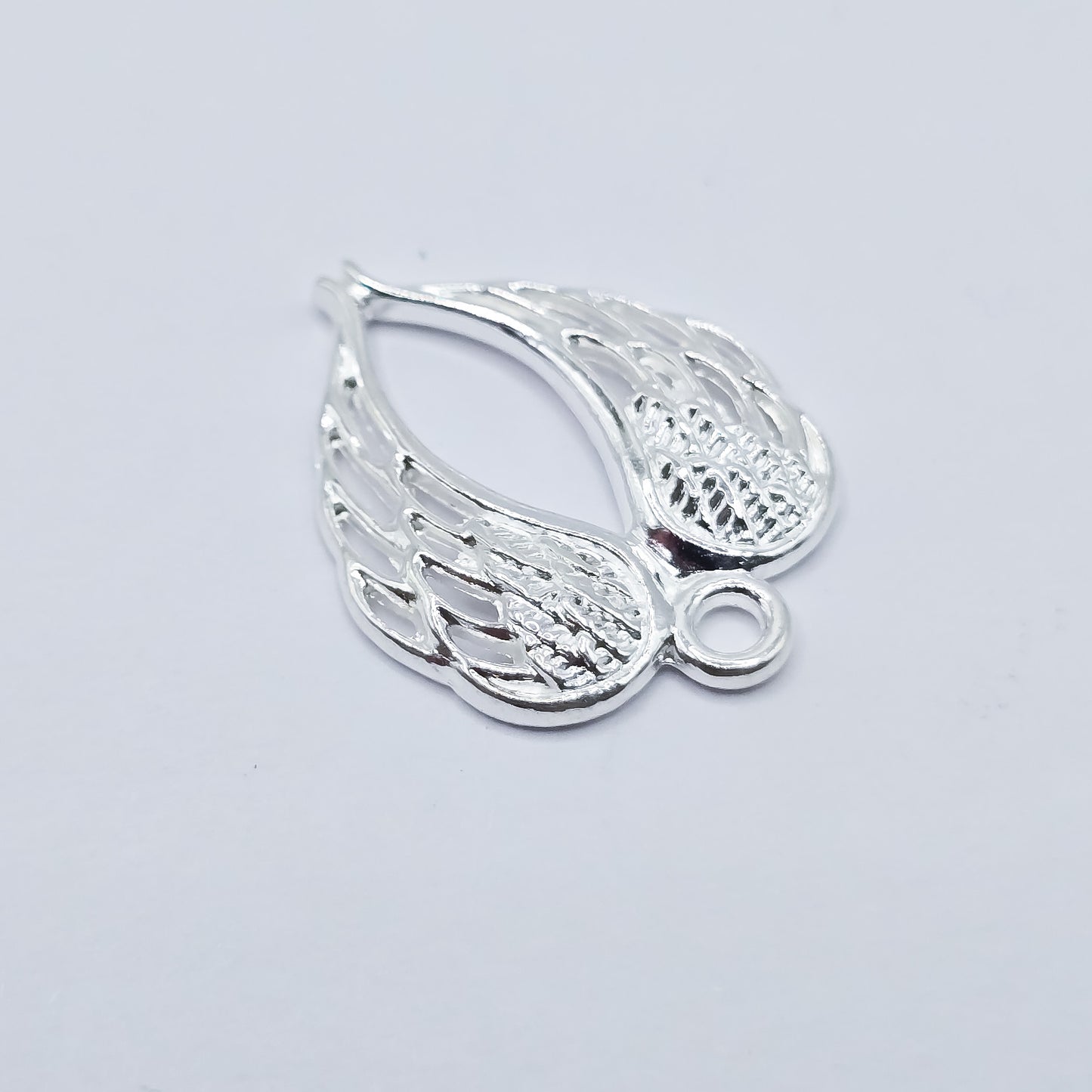 Silver Double angel Wing charm. Memorial charm. ADD on charm for keychain - DAYZEECREATIONZ, PERSONALIZED GIFTS3