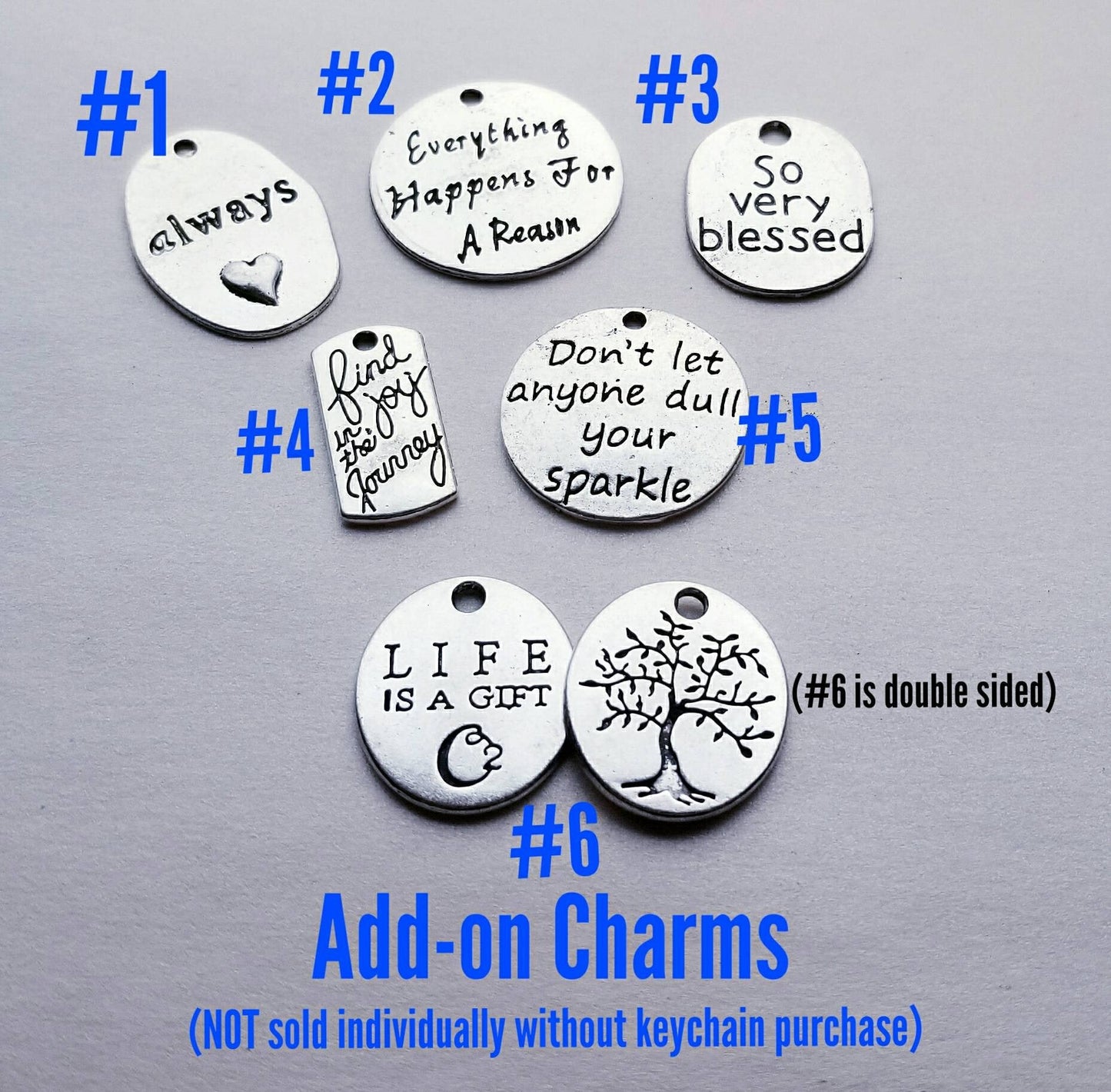 Custom Lucky Penny Keychain Add-on. NOT for individual sales...sold ONLY with existing keychain purchase from DayzeeCreationz.