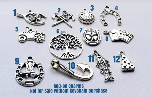 Custom Lucky Penny Keychain Add-on. Sold ONLY WITH KEYCHAINS