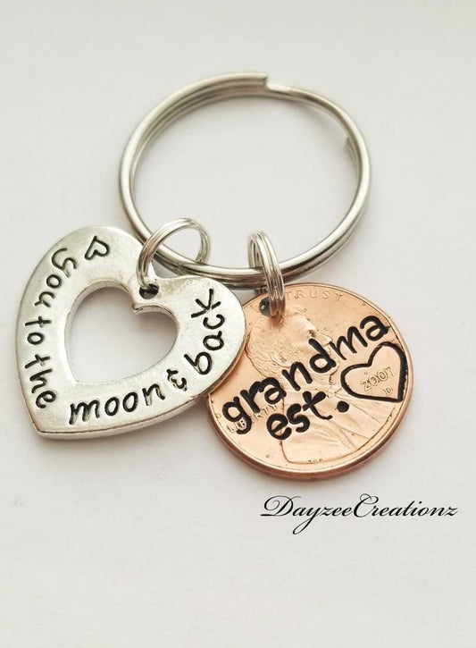 Personalized Custom Valentine's Gift for Grandma, Mother's Day Gift, First Grandchild, New Grandma, Gigi, from Grandkids, Baby, Nana, Mommy