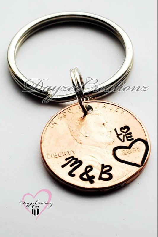 Anniversary Penny Keychain