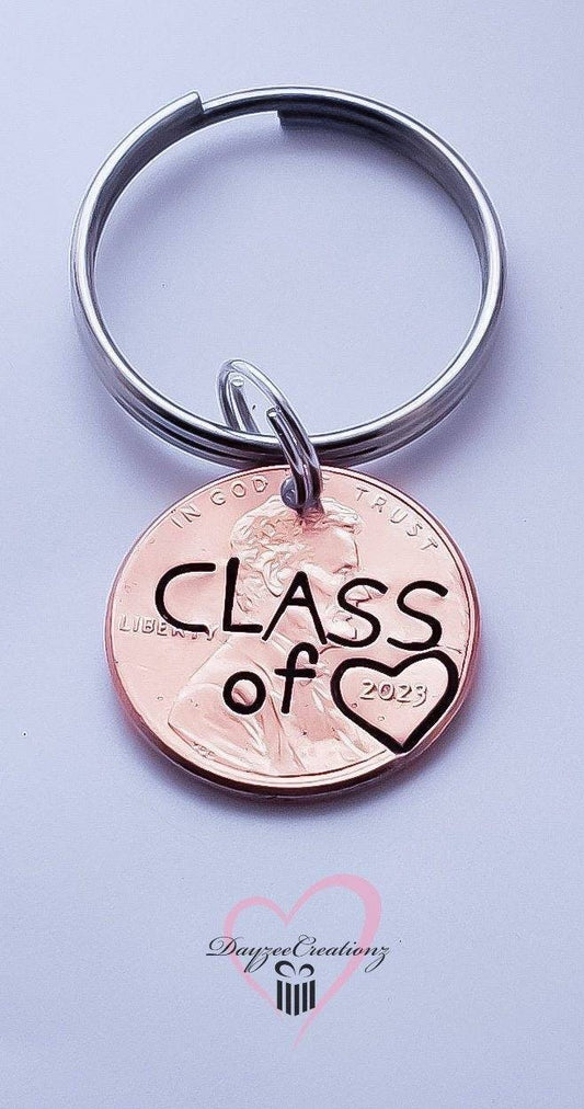 Personalized 2025 Graduation Keychain