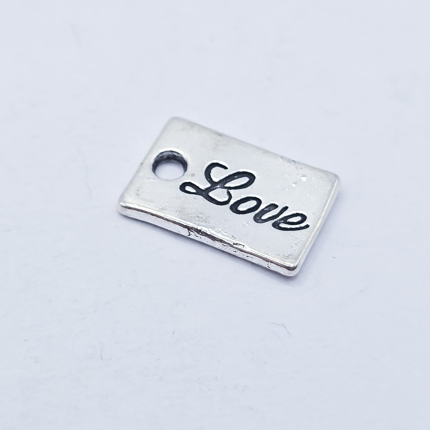 Small Love tag charm. ADD on charm for keychain - DAYZEECREATIONZ, PERSONALIZED GIFTS1