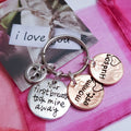 Creative Valentine's Day Gift for Mom, Personalized Penny Keychain
