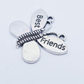 Butterfly best friends pair of 2 charms, butterfly shape charms, ADD on for keychain - DAYZEECREATIONZ, PERSONALIZED GIFTS-1
