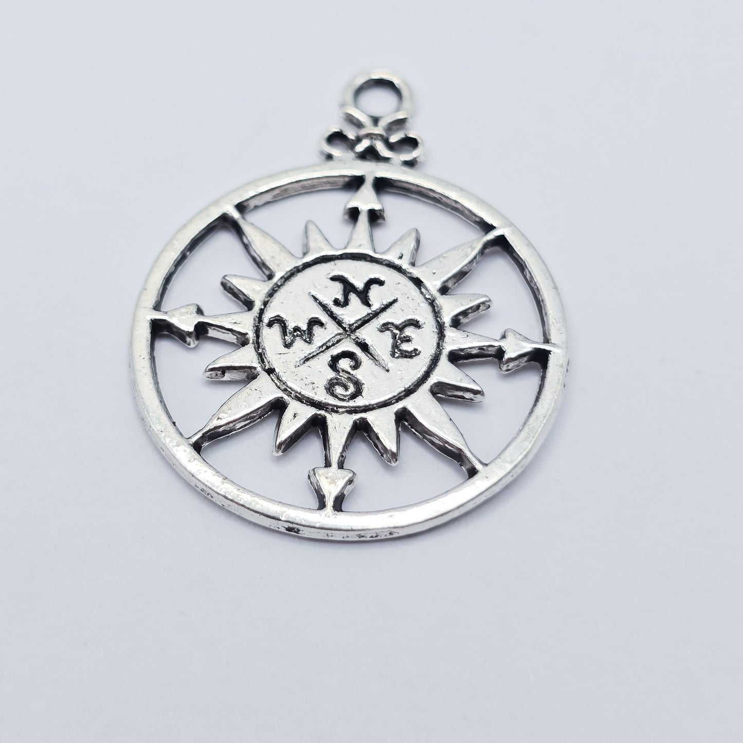 Compass charm, ADD on for keychain - DAYZEECREATIONZ, PERSONALIZED GIFTS-1