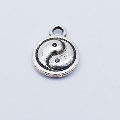 Yin yang small charm, ADD on for keychain - DAYZEECREATIONZ, PERSONALIZED GIFTS-1