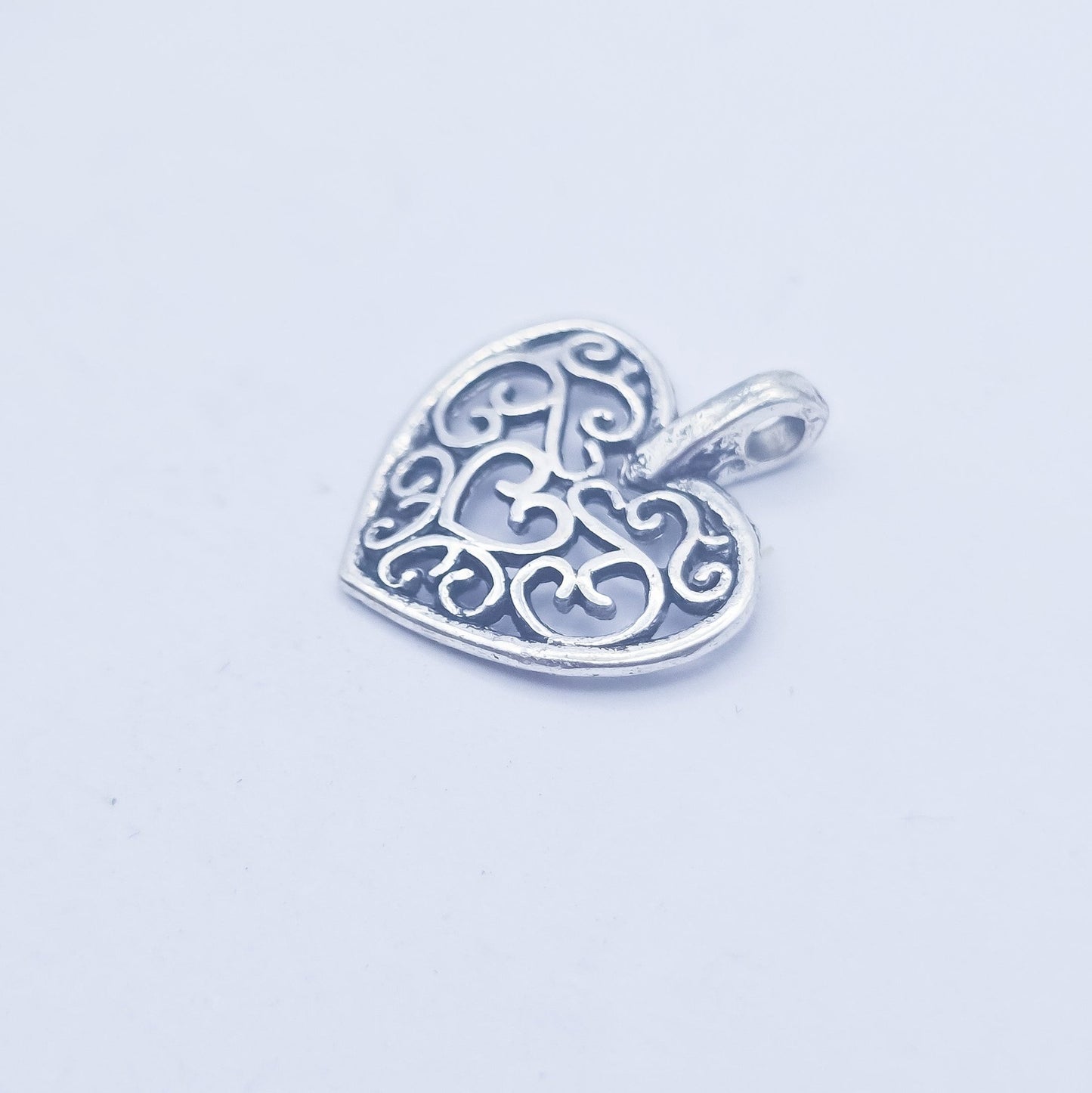 Small filigree heart charm , ADD on charm for keychain - DAYZEECREATIONZ, PERSONALIZED GIFTS2