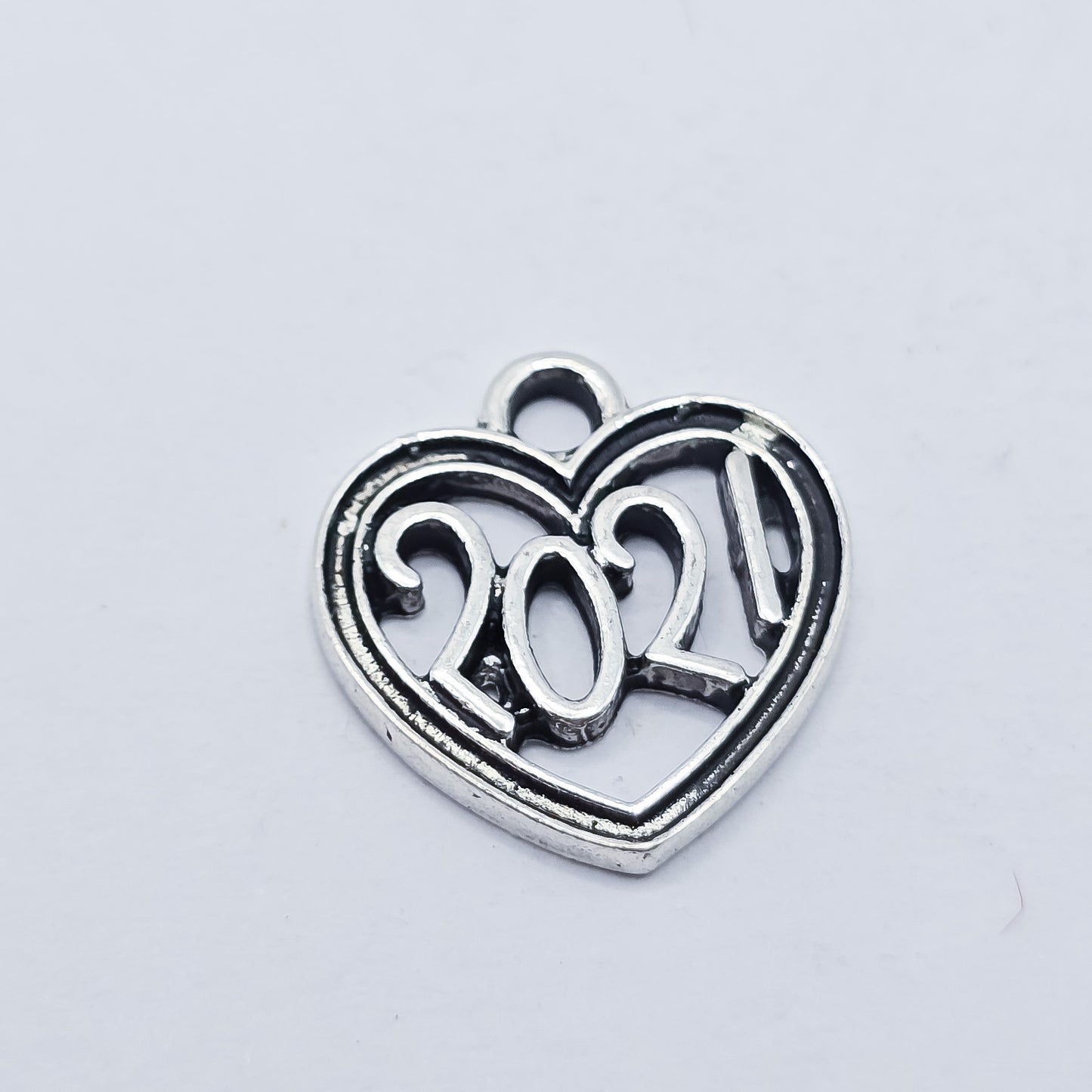 2021 heart shaped charm. ADD on charm for keychain - DAYZEECREATIONZ, PERSONALIZED GIFTS2