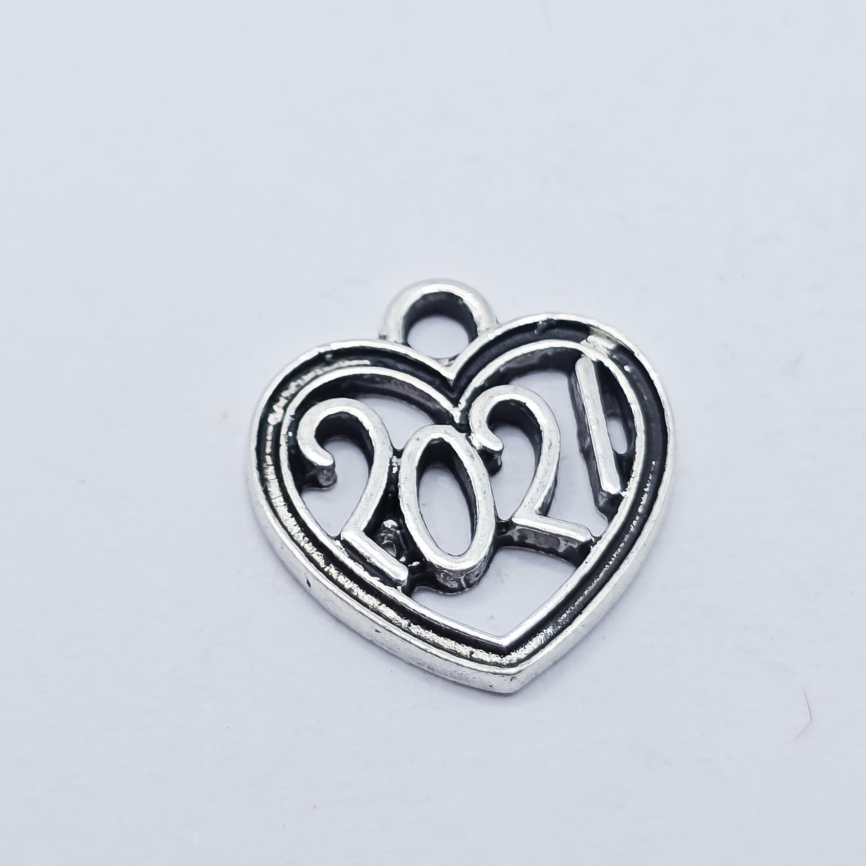 2021 heart shaped charm. ADD on charm for keychain - DAYZEECREATIONZ, PERSONALIZED GIFTS2