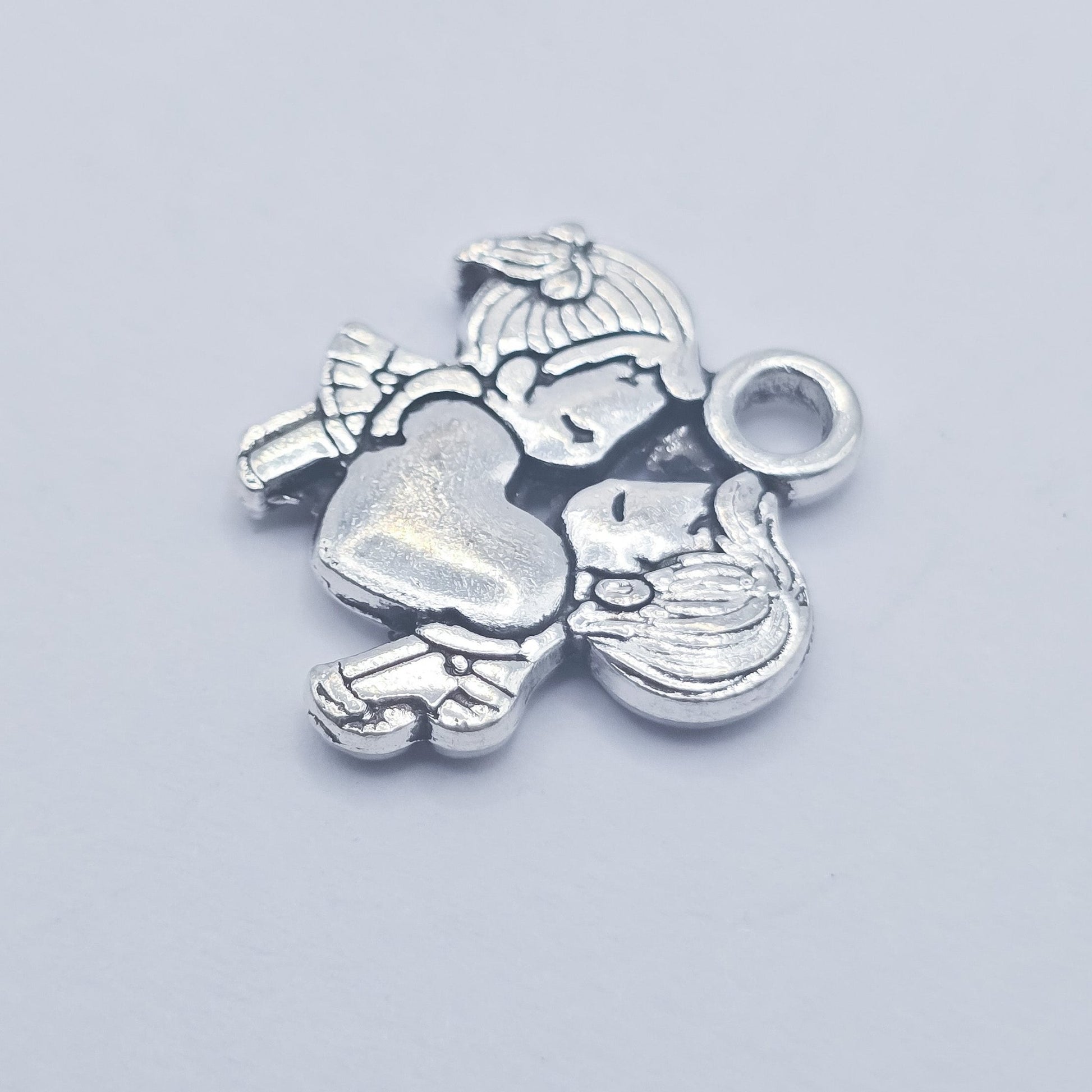 Kissing couple snd heart charm , ADD on charm for keychain - DAYZEECREATIONZ, PERSONALIZED GIFTS2