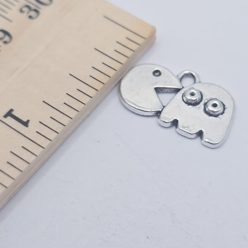 Ghost and pac charm, ADD on charm for keychain - DAYZEECREATIONZ, PERSONALIZED GIFTS2