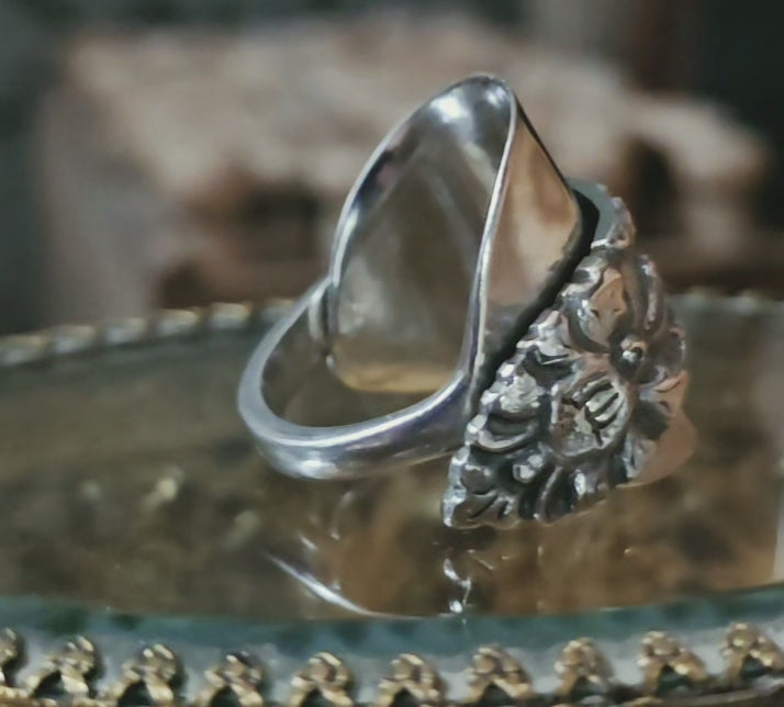 Saddle Spoon Ring – Vintage European Silver Spoon, Sizes 7–11