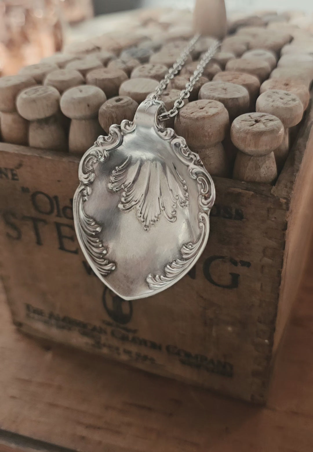Vintage 1940s Spoon Necklace – Silverware Jewelry