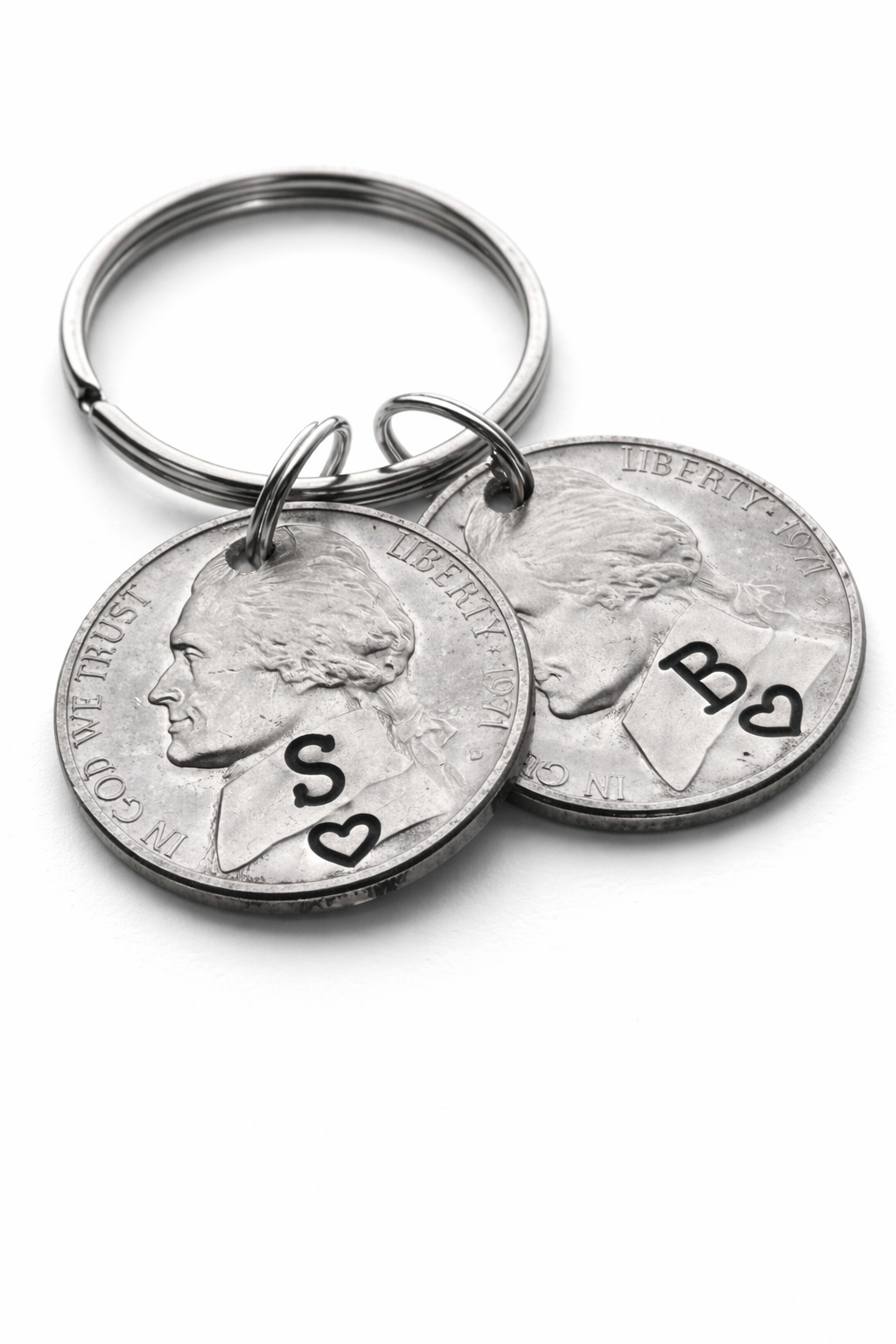 55th Birthday Gift – Double Nickel Personalized Keychain