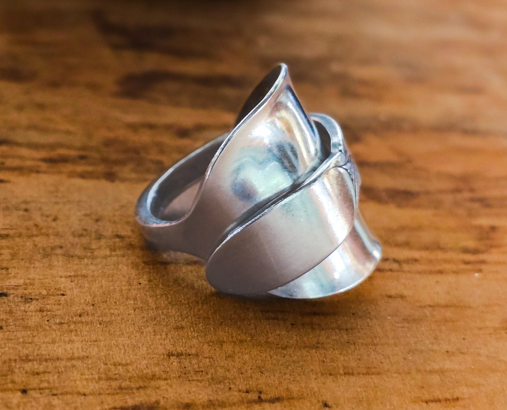 Size 8 Saddle Spoon Ring
