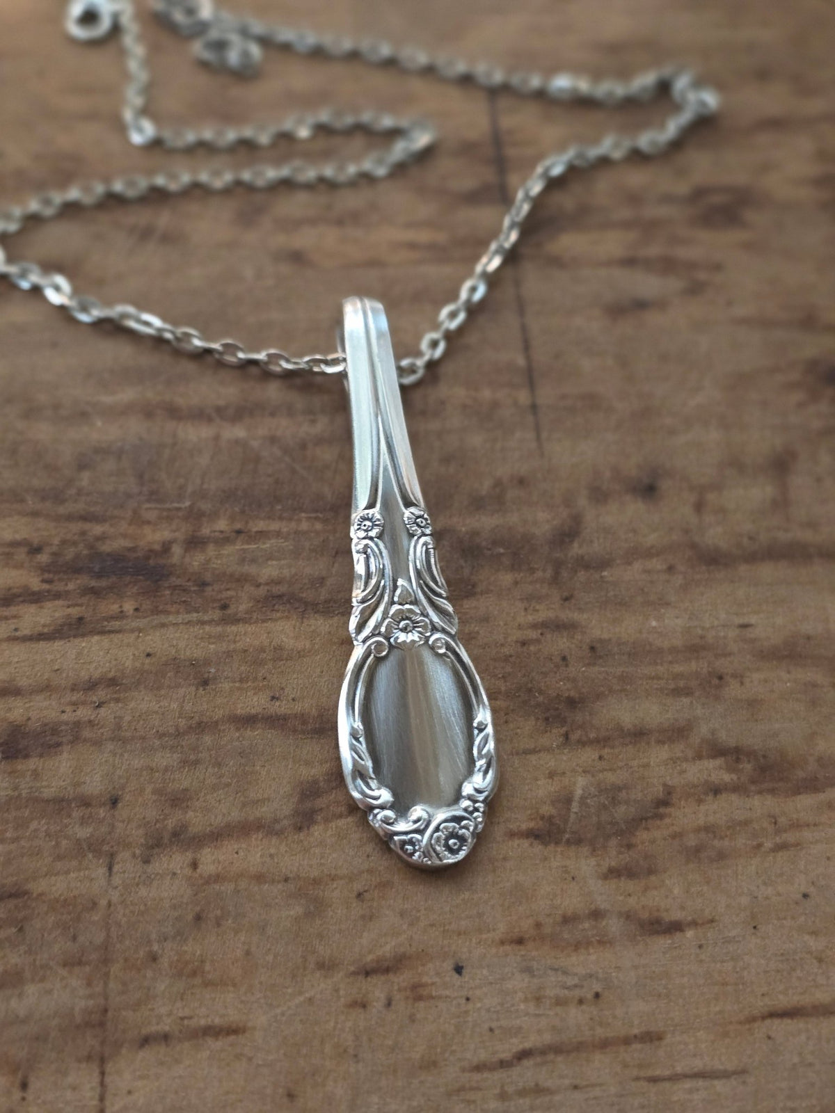Vintage Silverplate Spoon Necklace