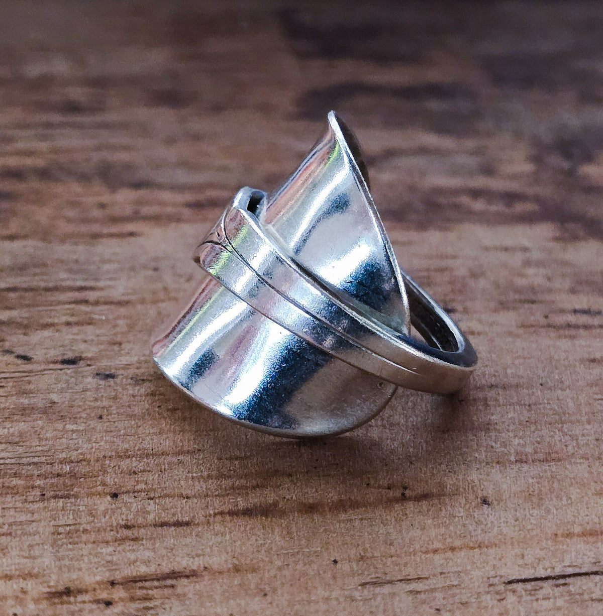 Size 8 Saddle Spoon Ring