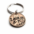 I still do Anniversary penny keychain with date