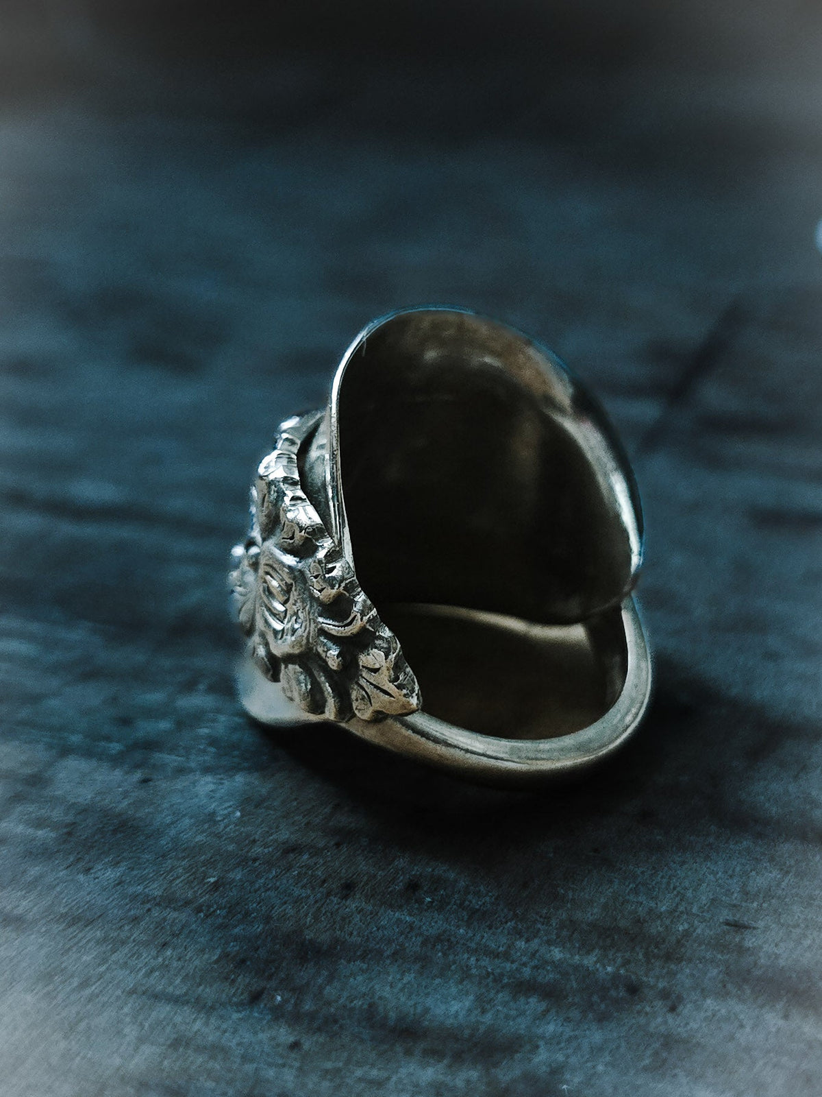 Saddle Spoon Ring – Vintage European Silver Spoon, Sizes 7–11