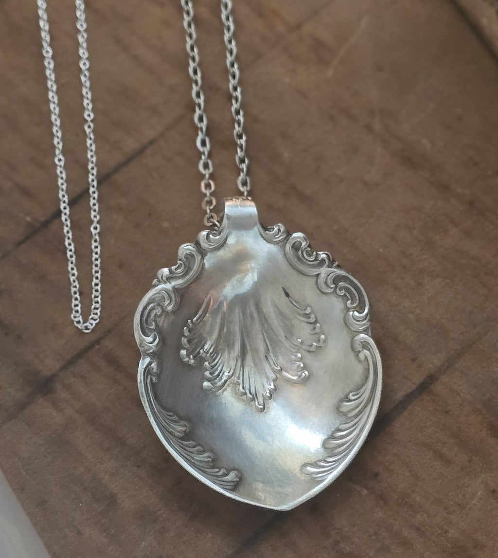 Vintage 1940s Spoon Necklace – Silverware Jewelry