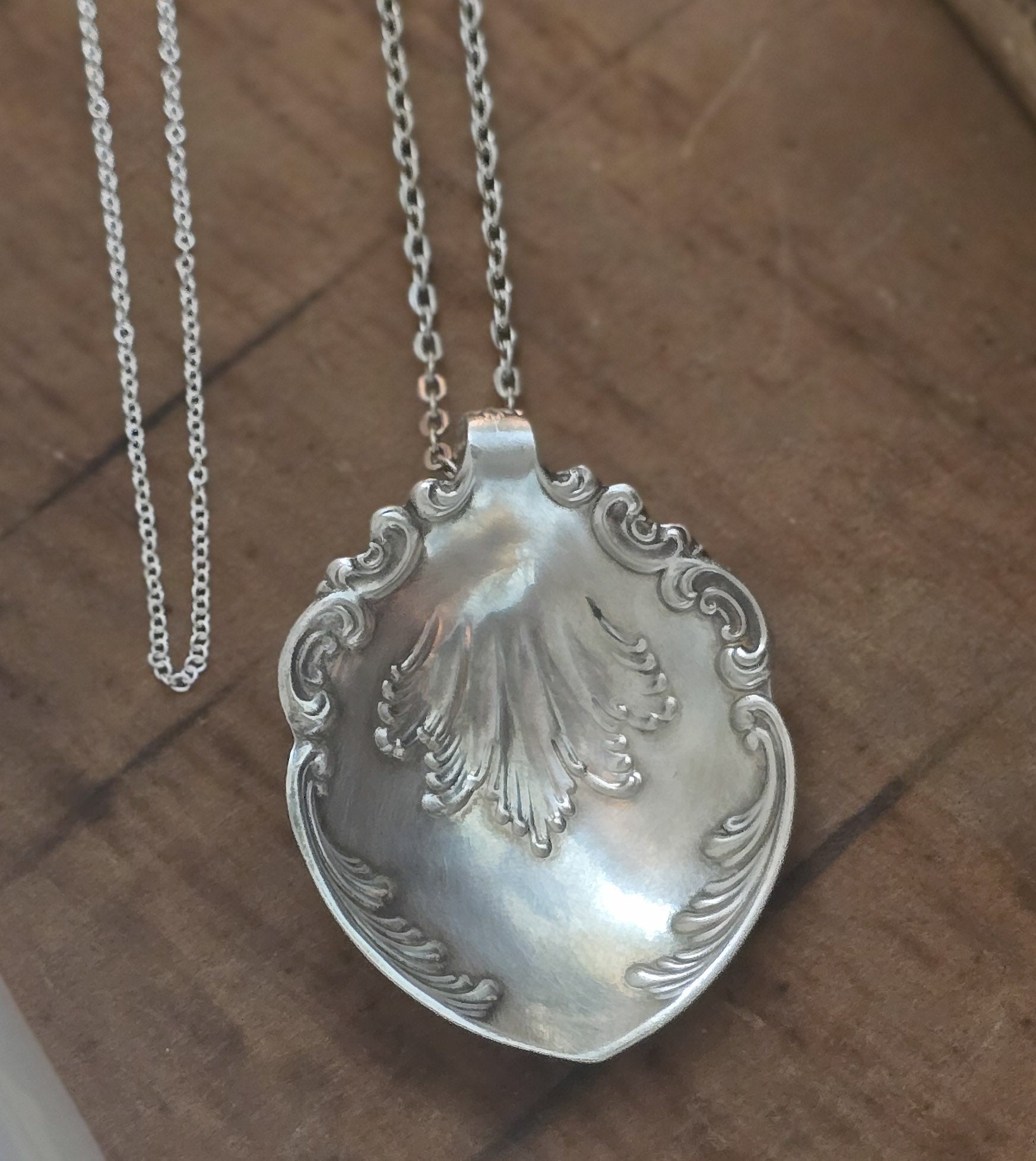 Vintage 1940s Spoon Necklace – Silverware Jewelry