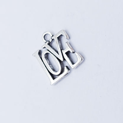 LOVE (word) charm. ADD on charm for keychain - DAYZEECREATIONZ, PERSONALIZED GIFTS1