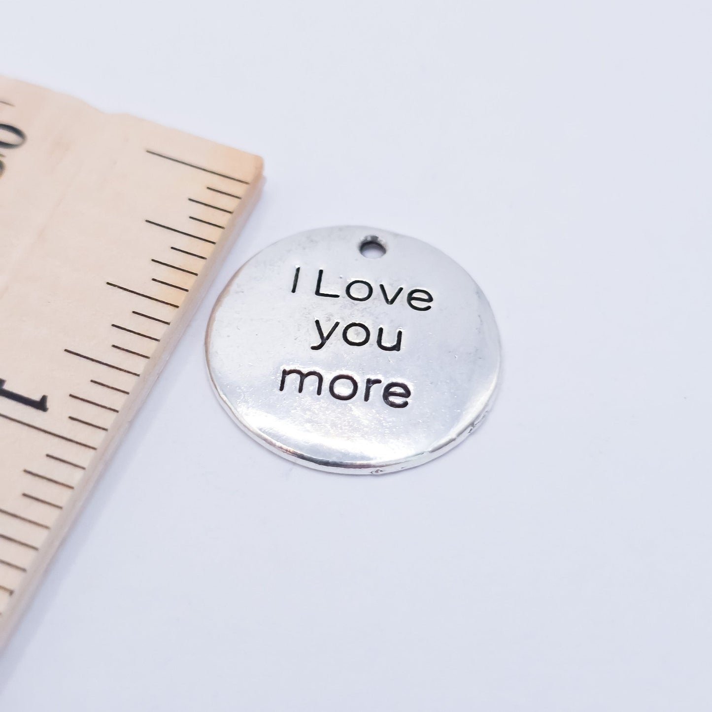 I LOVE YOU MORE CHARM. ADD on charm for keychain - DAYZEECREATIONZ, PERSONALIZED GIFTS3