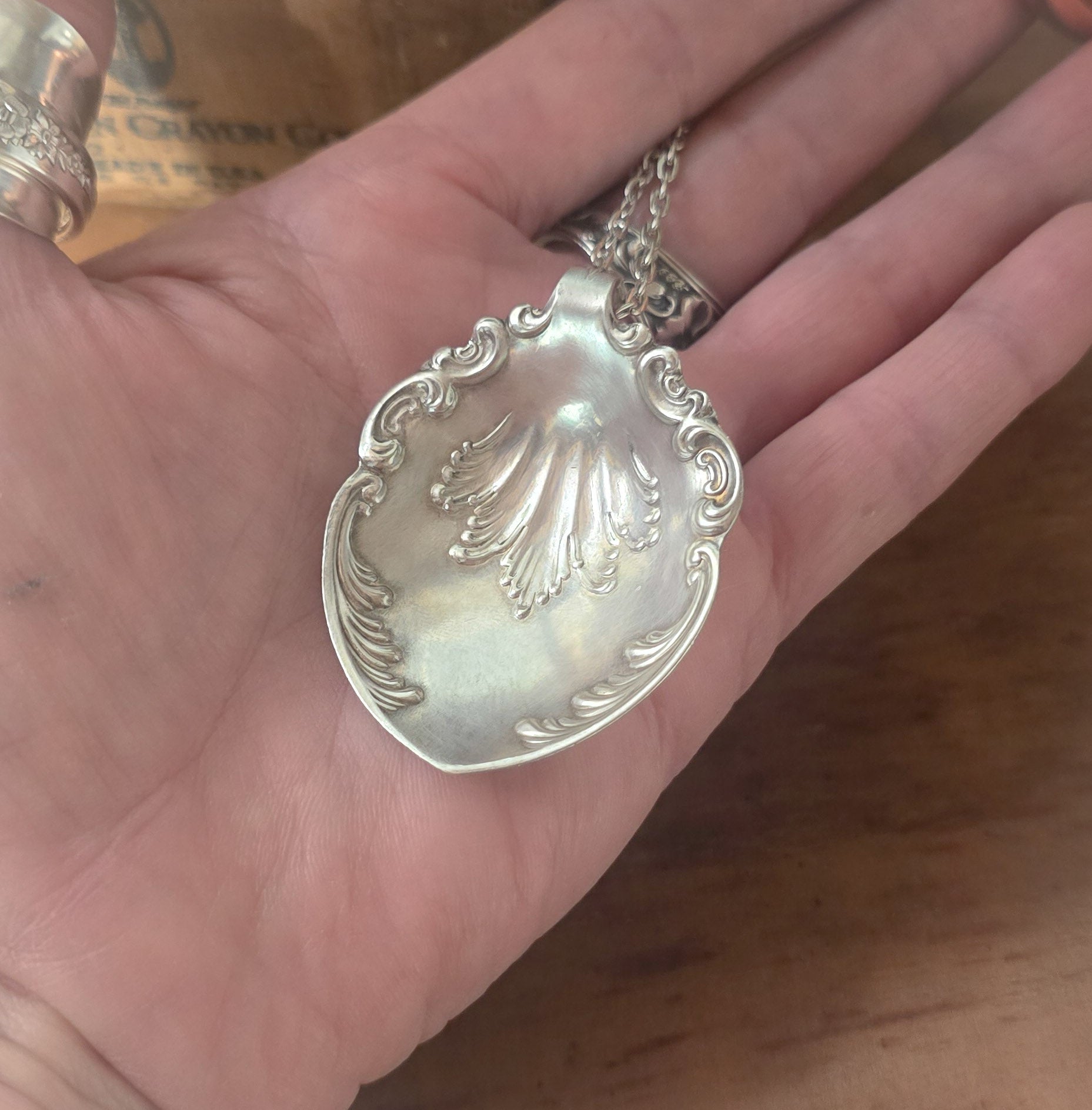 Vintage 1940s Spoon Necklace – Silverware Jewelry