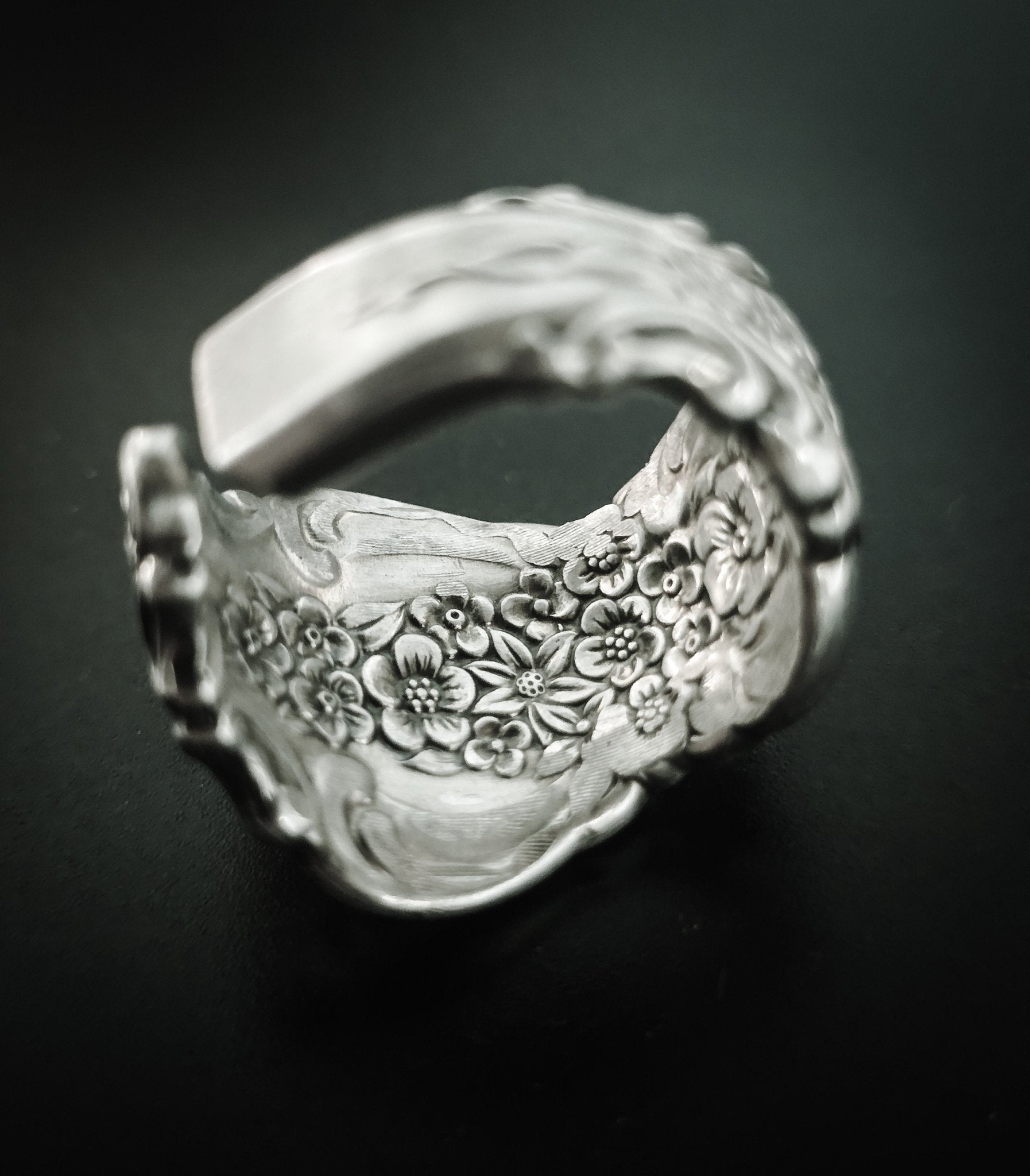 Renaissance Spoon Ring – 1971 Vintage Silverware, Rare Find