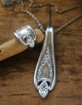 Old Colony Pattern Vintage Silverware Jewelry Set – Spoon Ring & Necklace