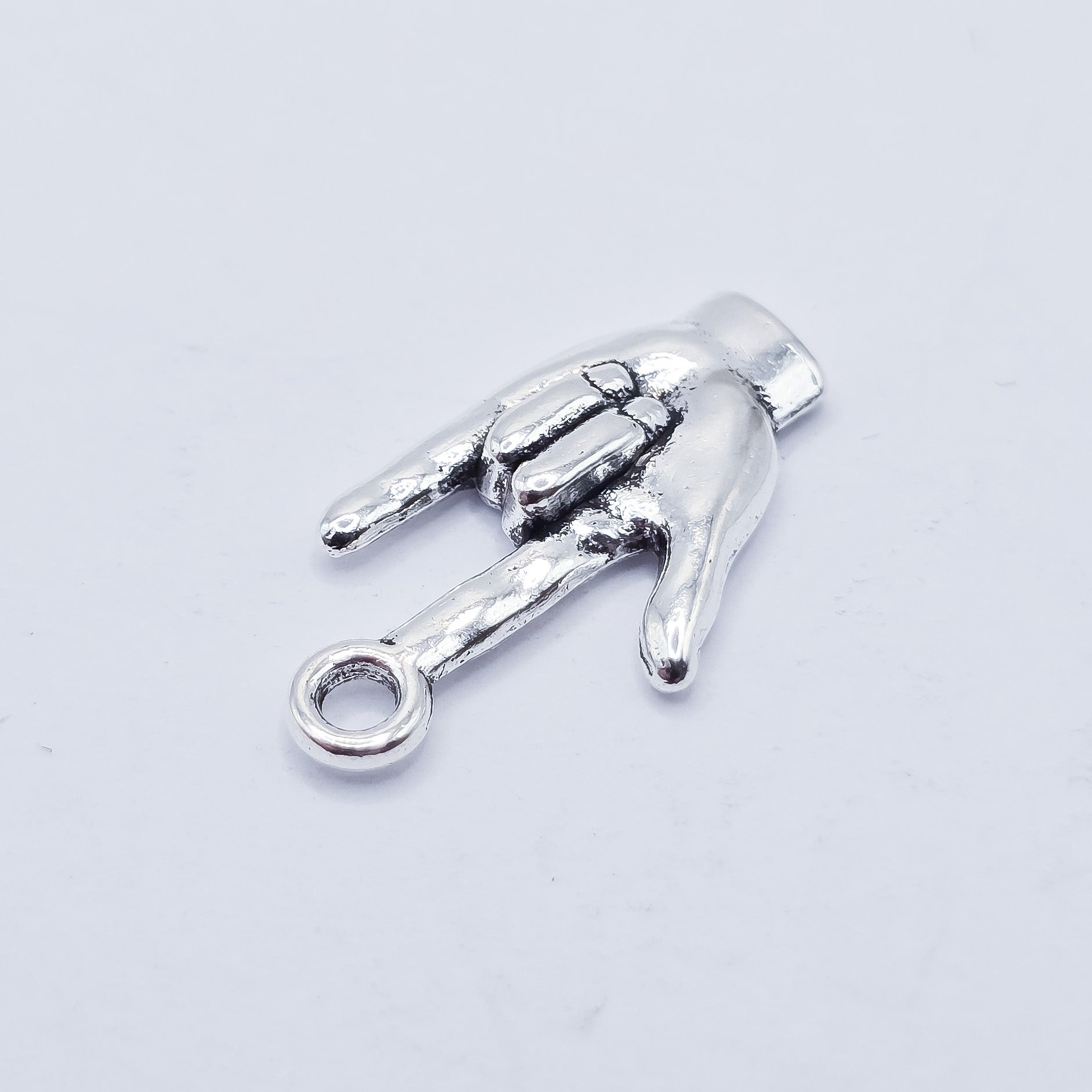 ASL , American sign language, I love you charm. ADD on charm for keychain - DAYZEECREATIONZ, PERSONALIZED GIFTS1