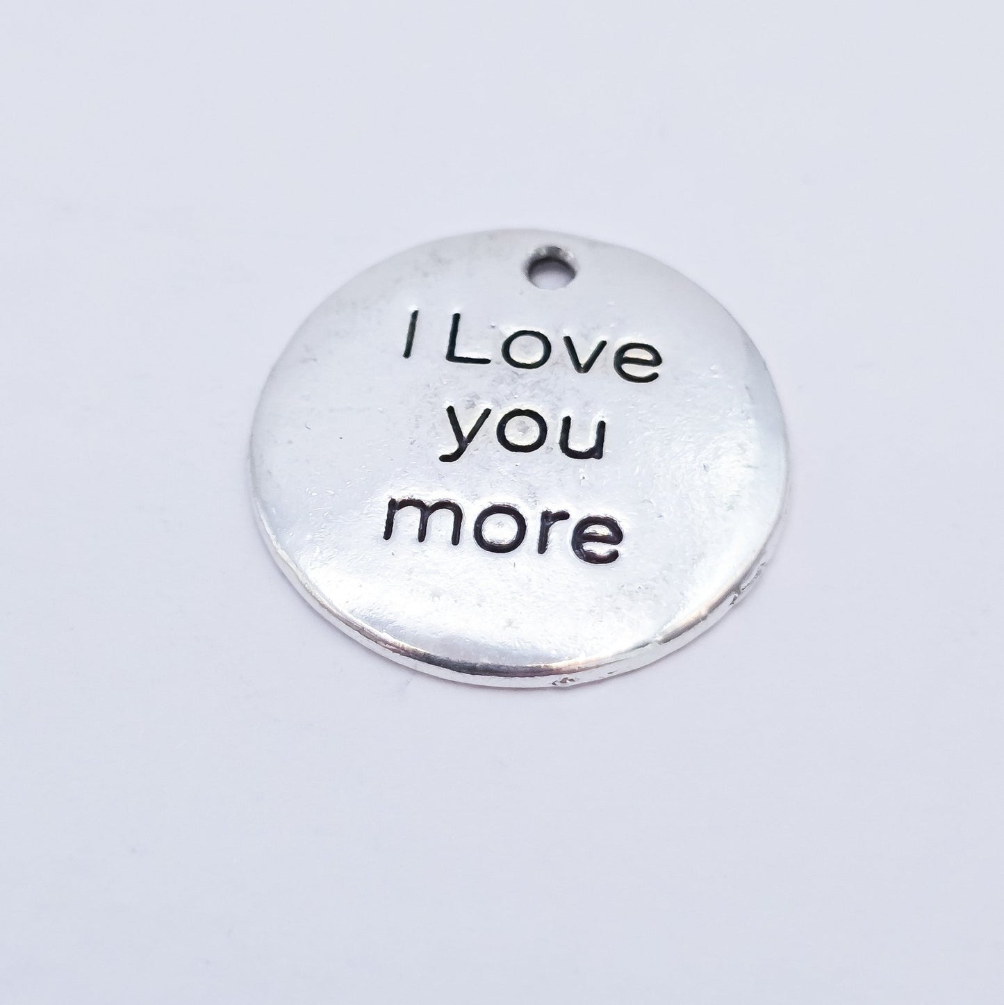 I LOVE YOU MORE CHARM. ADD on charm for keychain - DAYZEECREATIONZ, PERSONALIZED GIFTS1