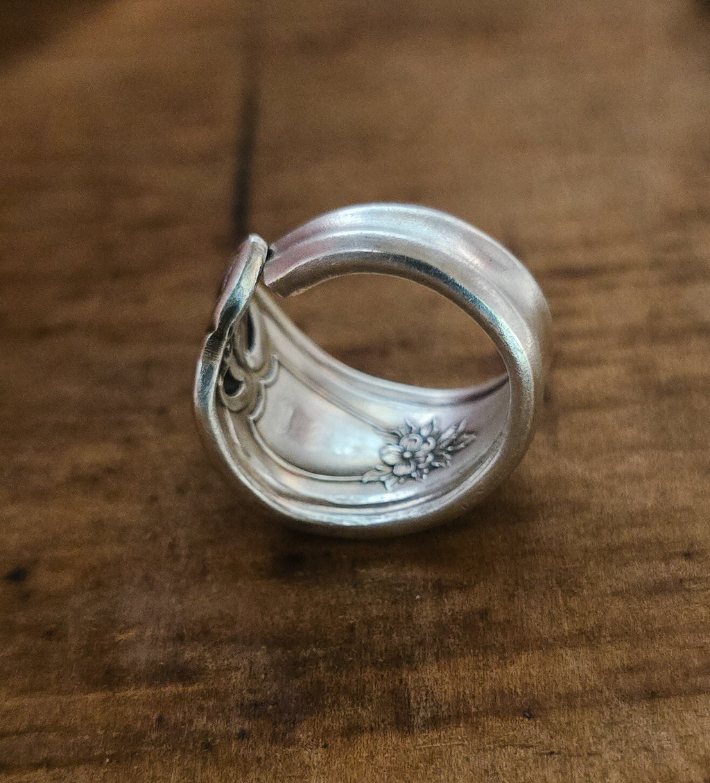 Spoon Ring | 1911 Old Colony Pattern | Vintage Silverware Ring
