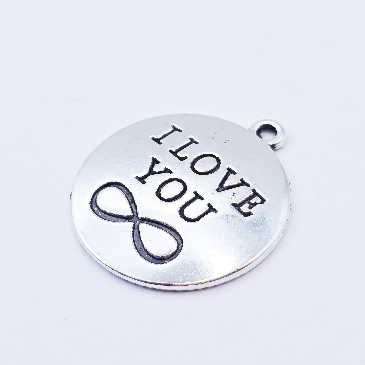 I love you with infinity symbol charm. ADD on charm for keychain - DAYZEECREATIONZ, PERSONALIZED GIFTS1