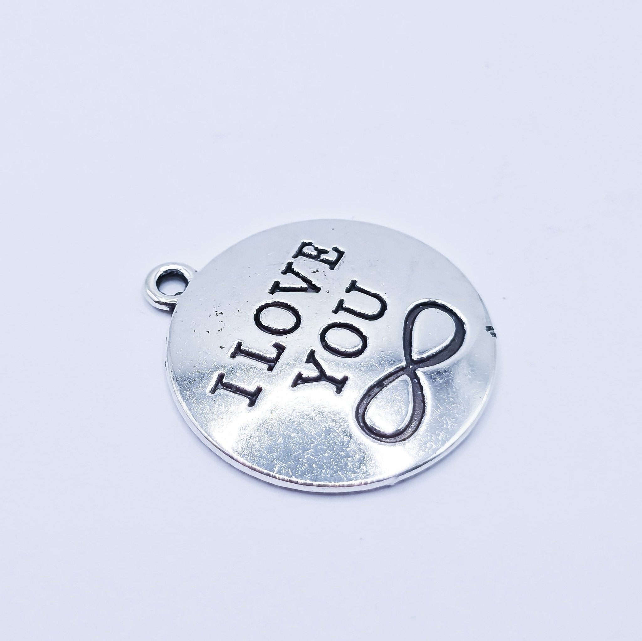 I love you with infinity symbol charm. ADD on charm for keychain - DAYZEECREATIONZ, PERSONALIZED GIFTS2
