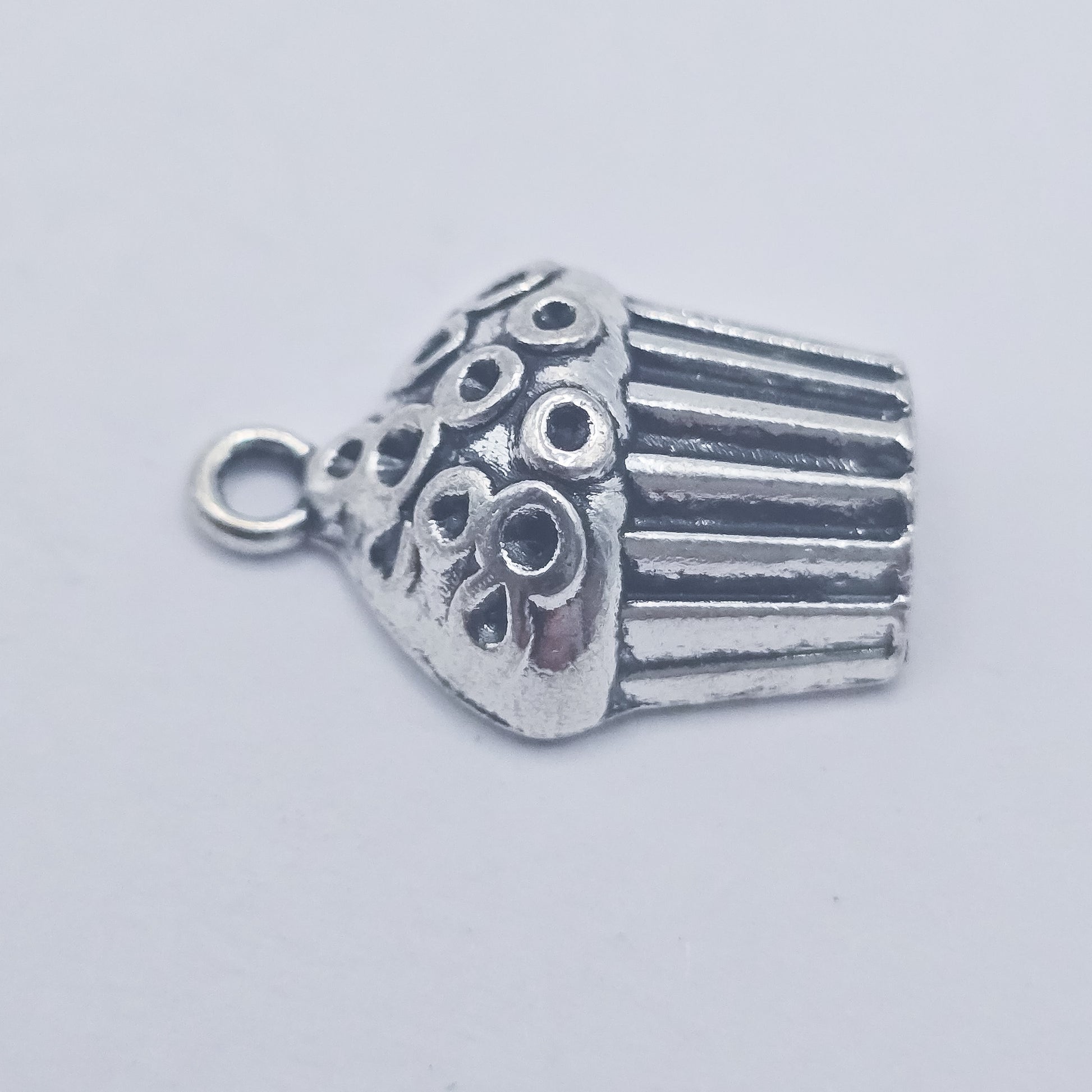 Cupcake, muffin charm, ADD on charm for keychain - DAYZEECREATIONZ, PERSONALIZED GIFTS-2