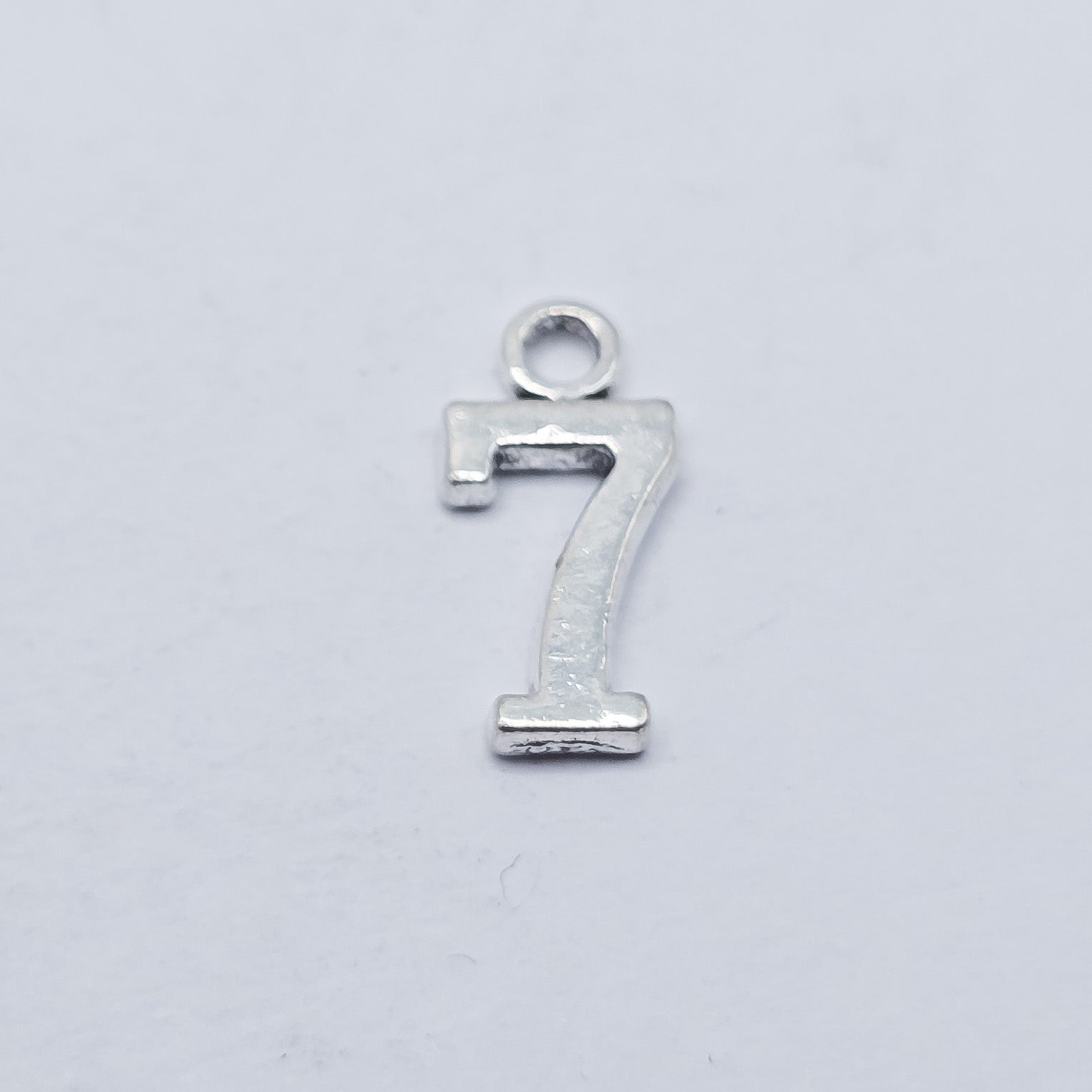 Number 7 charm. ADD on charm for keychain - DAYZEECREATIONZ, PERSONALIZED GIFTS2