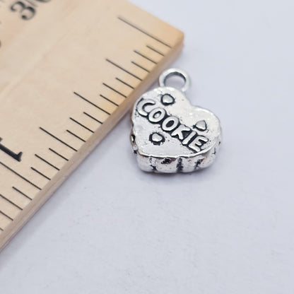 Cookie charm with tongue, ADD on charm for keychain - DAYZEECREATIONZ, PERSONALIZED GIFTS=2