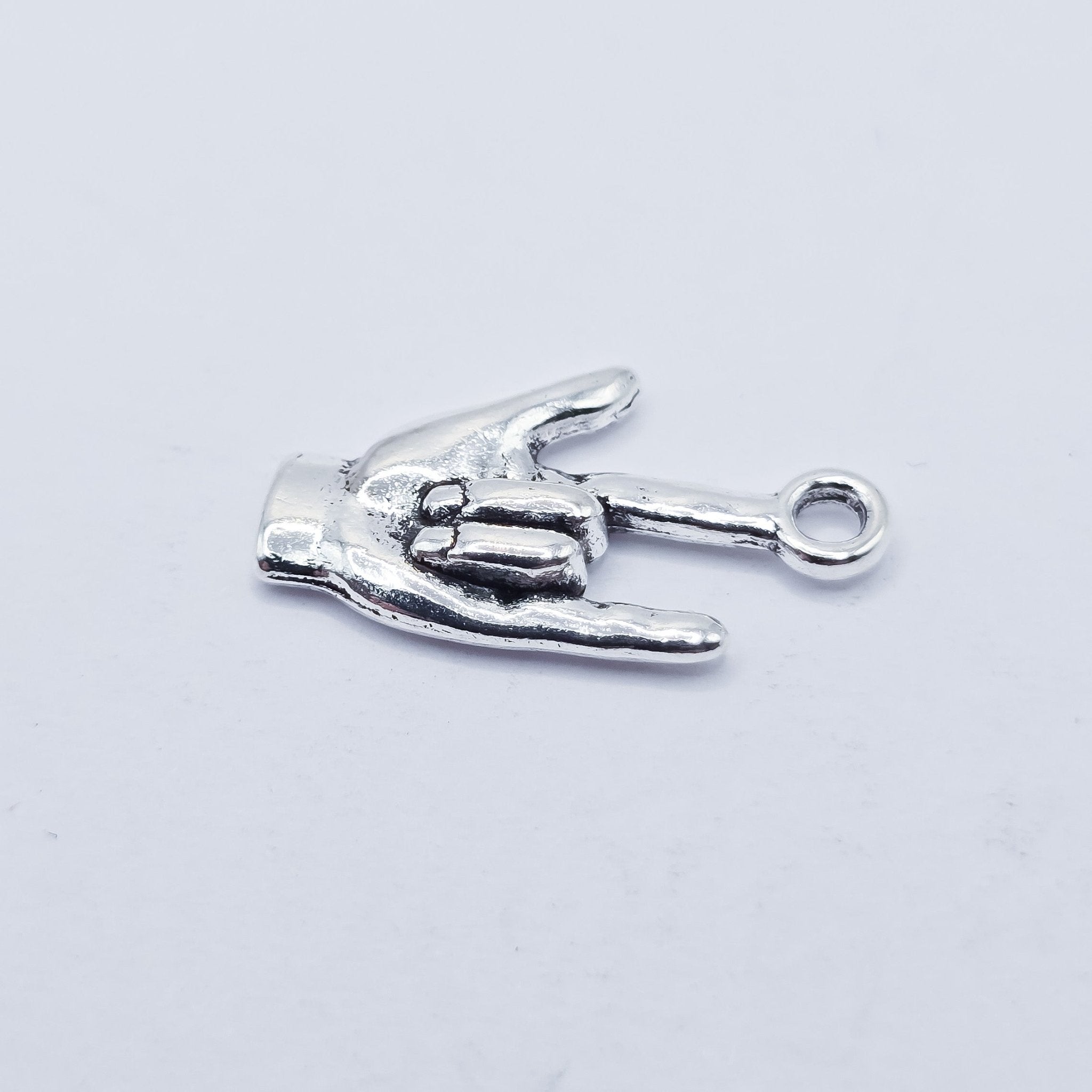 ASL , American sign language, I love you charm. ADD on charm for keychain - DAYZEECREATIONZ, PERSONALIZED GIFTS2