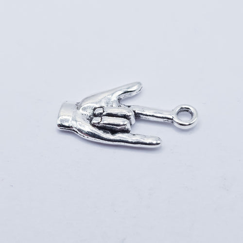 ASL , American sign language, I love you charm. ADD on charm for keychain - DAYZEECREATIONZ, PERSONALIZED GIFTS2
