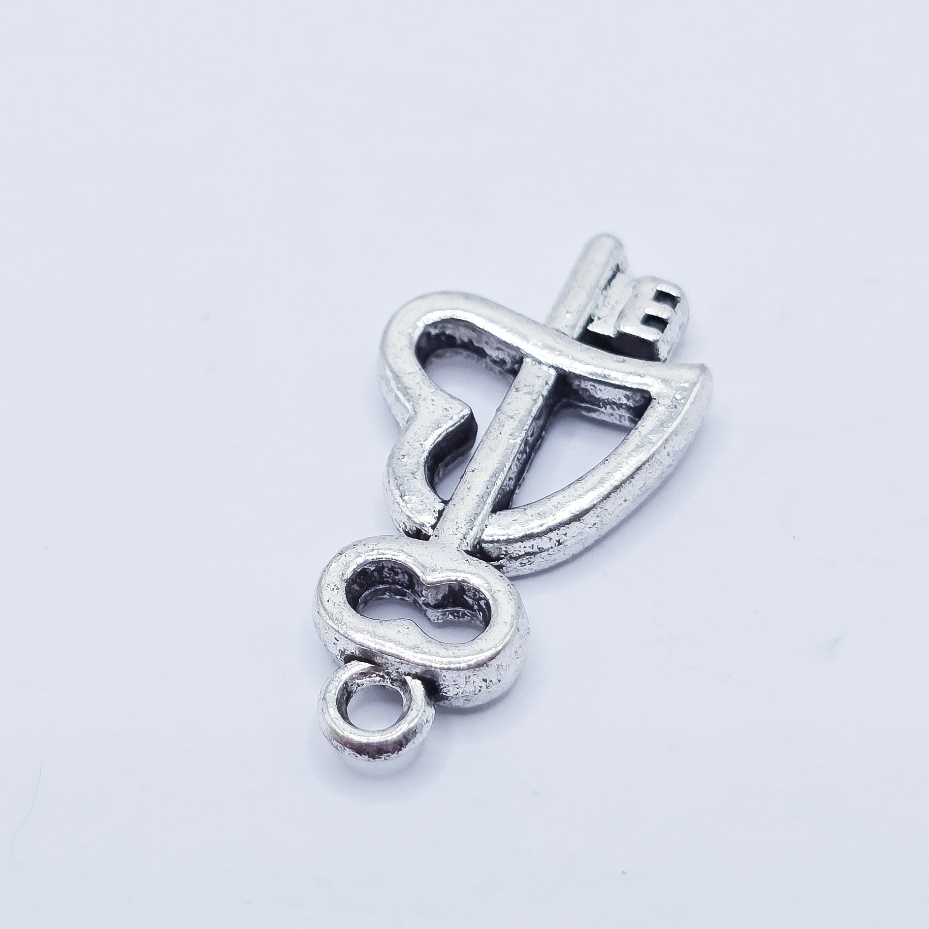Key thru heart charm. ADD on charm for keychain - DAYZEECREATIONZ, PERSONALIZED GIFTS4