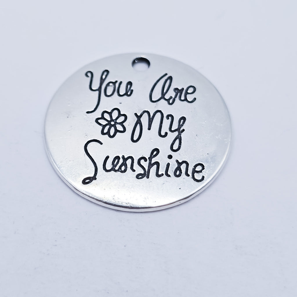 You are my sunshine charm, flowers, charm, ADD on for keychain - DAYZEECREATIONZ, PERSONALIZED GIFTS-2