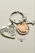 Pet Memorial Sympathy Gift, Heaven Penny Keychain, Dog