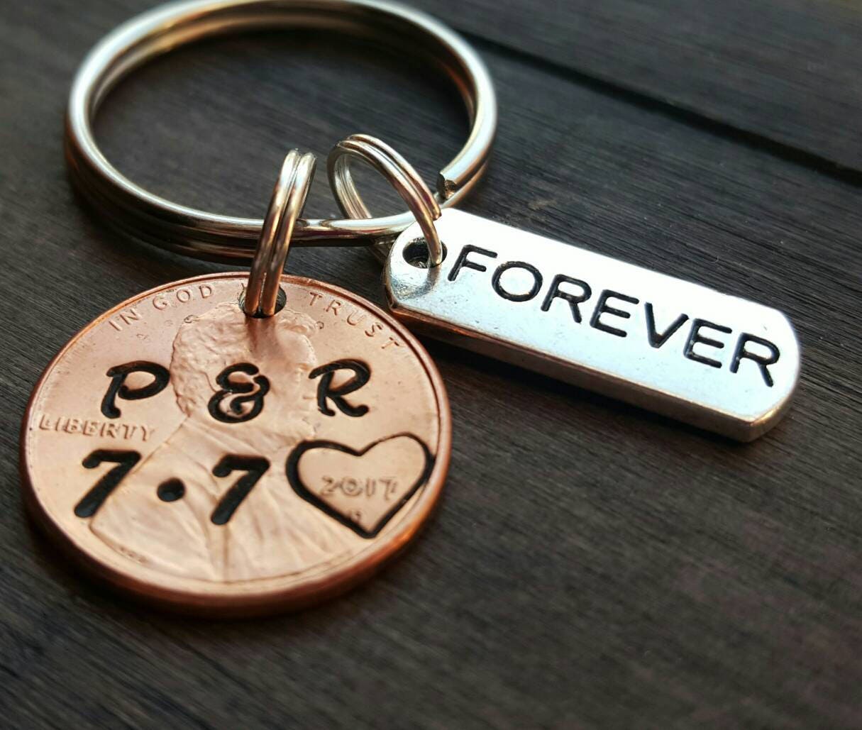 Anniversary Penny Keychain