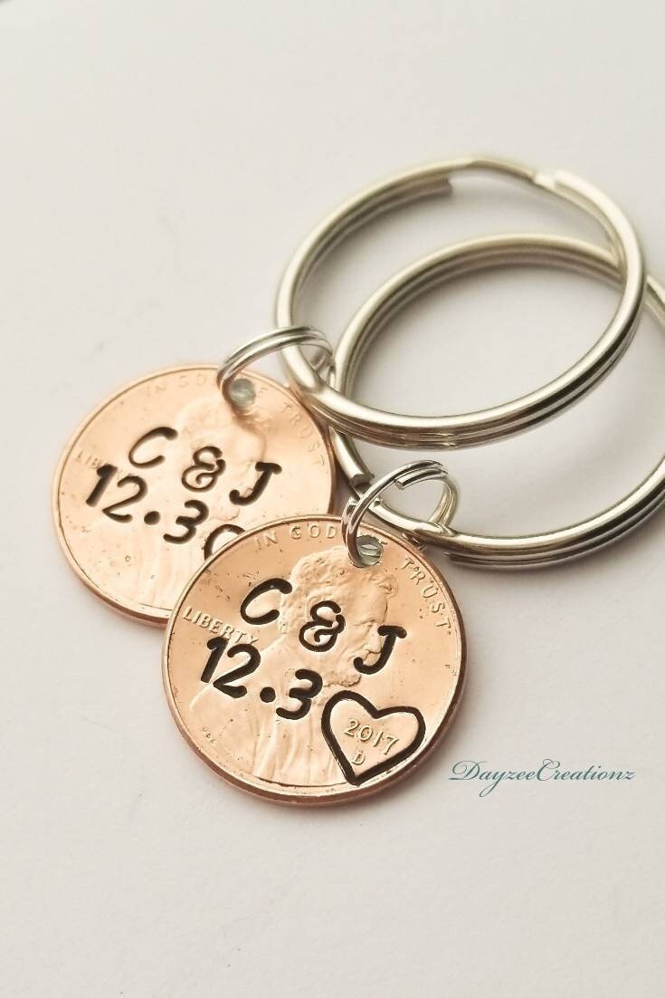 Couples Anniversary-Valentine's Day Keychain
