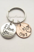 I love you Anniversary Keychain