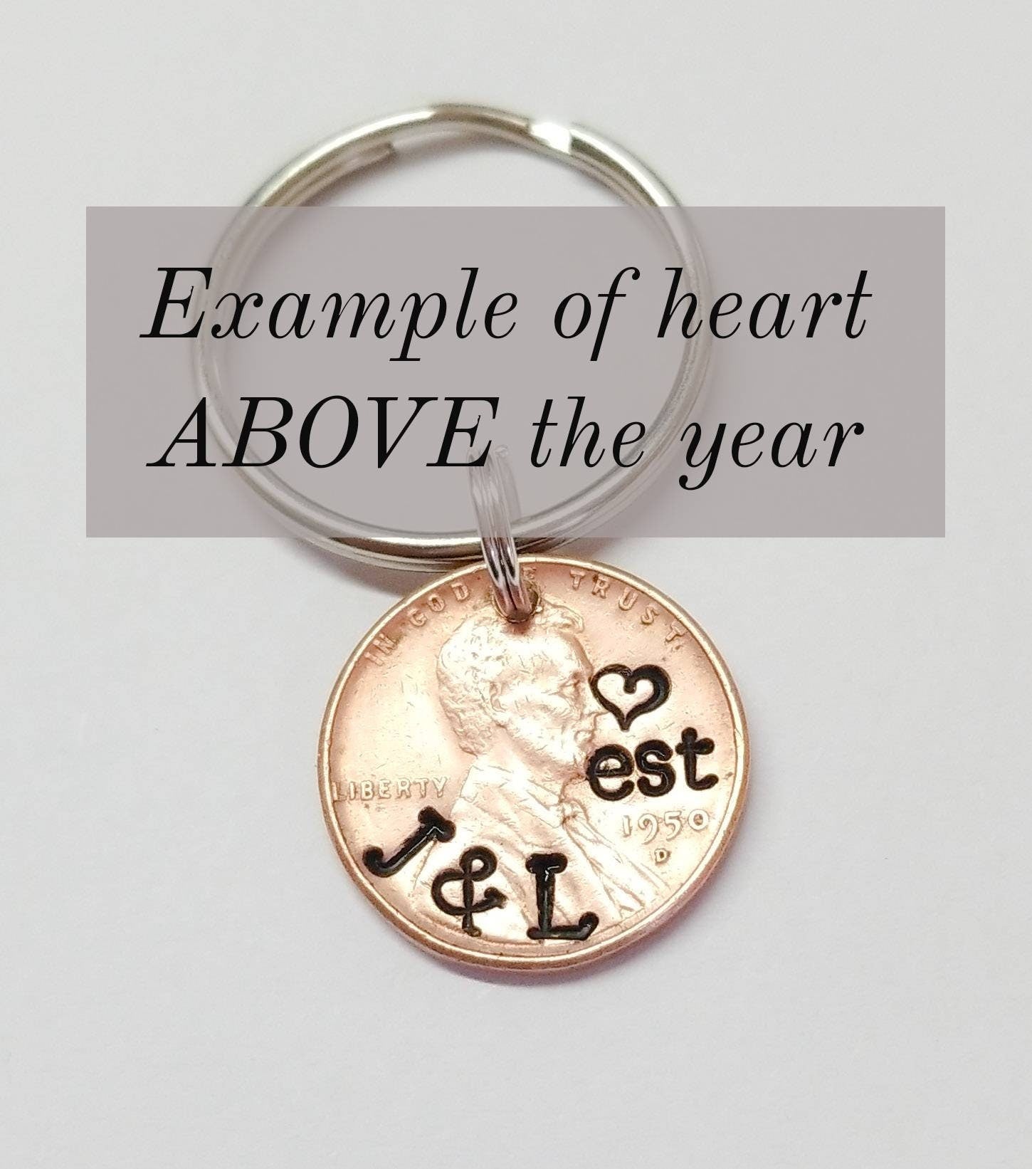 Anniversary Penny Keychain